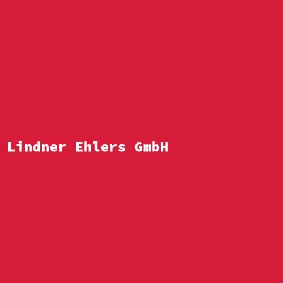 Hersteller: Lindner Ehlers GmbH