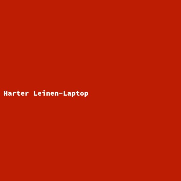 Harter Leinen-Laptop