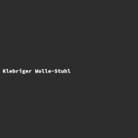 Klebriger Wolle-Stuhl