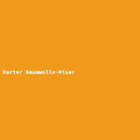 Harter Baumwolle-Mixer