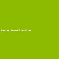 Harter Baumwolle-Mixer