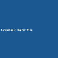 Langlebiger Kupfer-Ring