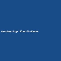 Geschmeidige Plastik-Kanne