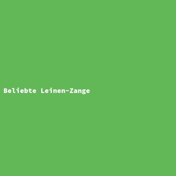 Beliebte Leinen-Zange