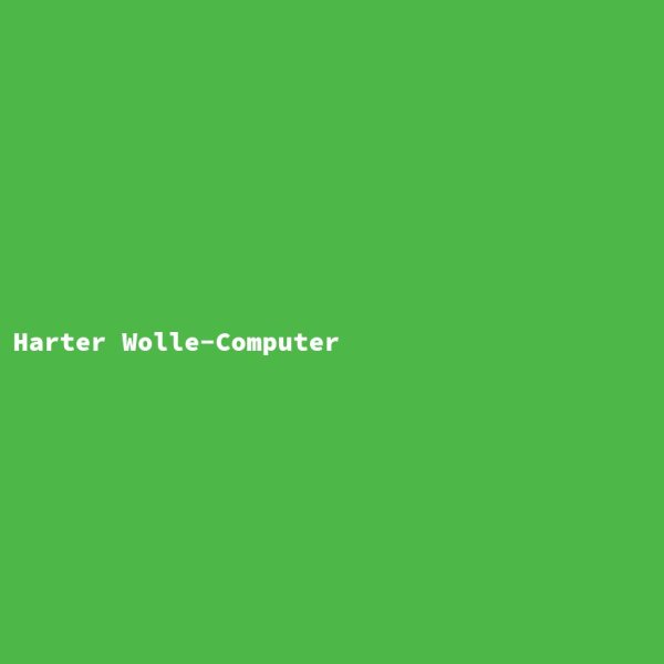 Harter Wolle-Computer