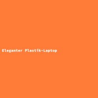 Eleganter Plastik-Laptop